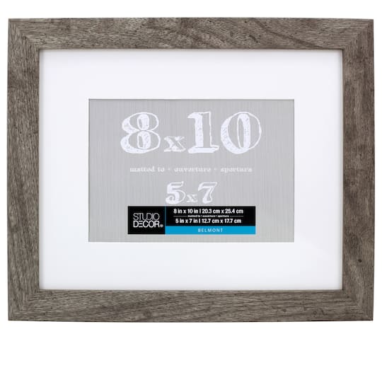 Gray Belmont Frame With Mat By Studio Decor Michaels